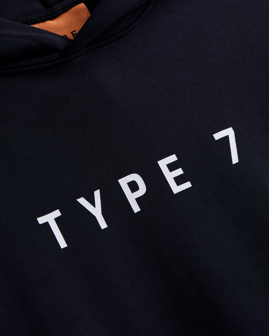 Text Logo Hooded Sweatshirt