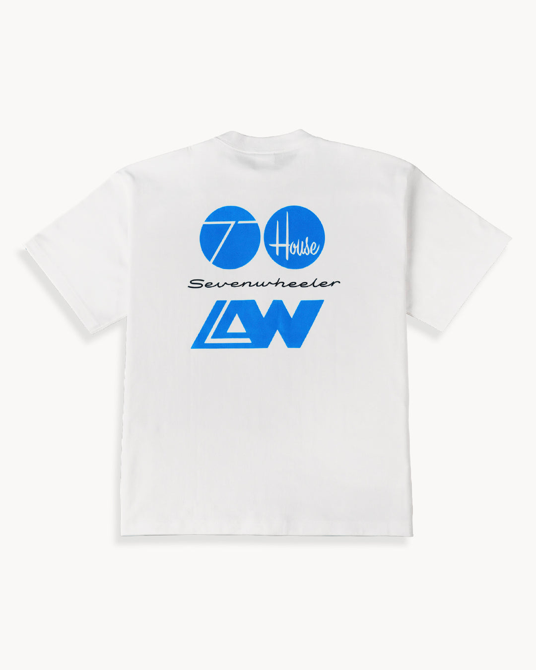 Sevenwheeler Badge Crest T-Shirt White