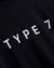 Text Logo Tee in Black
