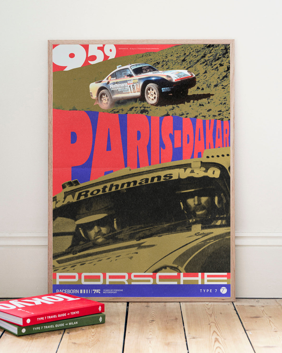 75 Years of Porsche Motorsport: 959 Paris-Dakar Poster