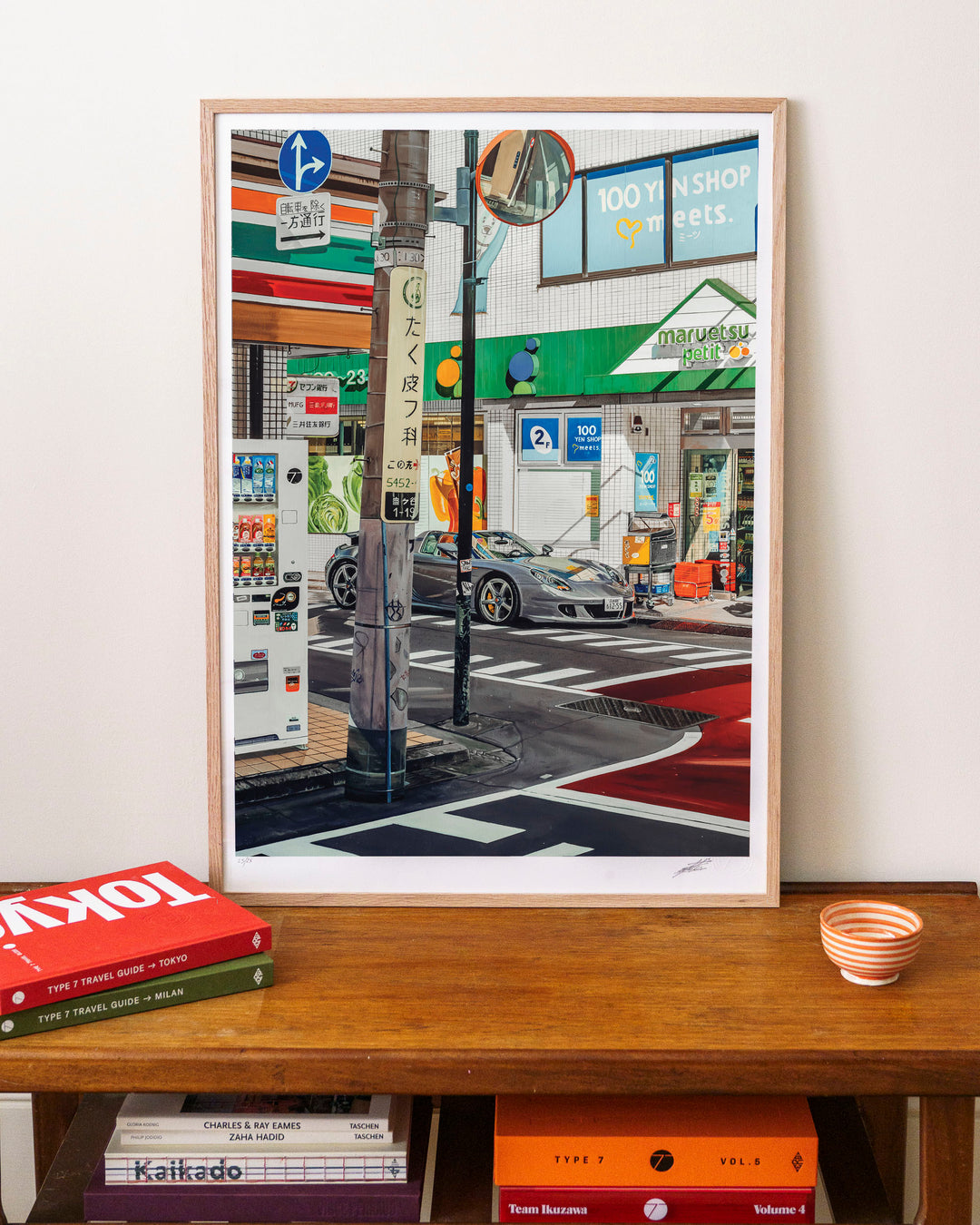 ‘Otoky N8’ Porsche Carrera GT Art Print