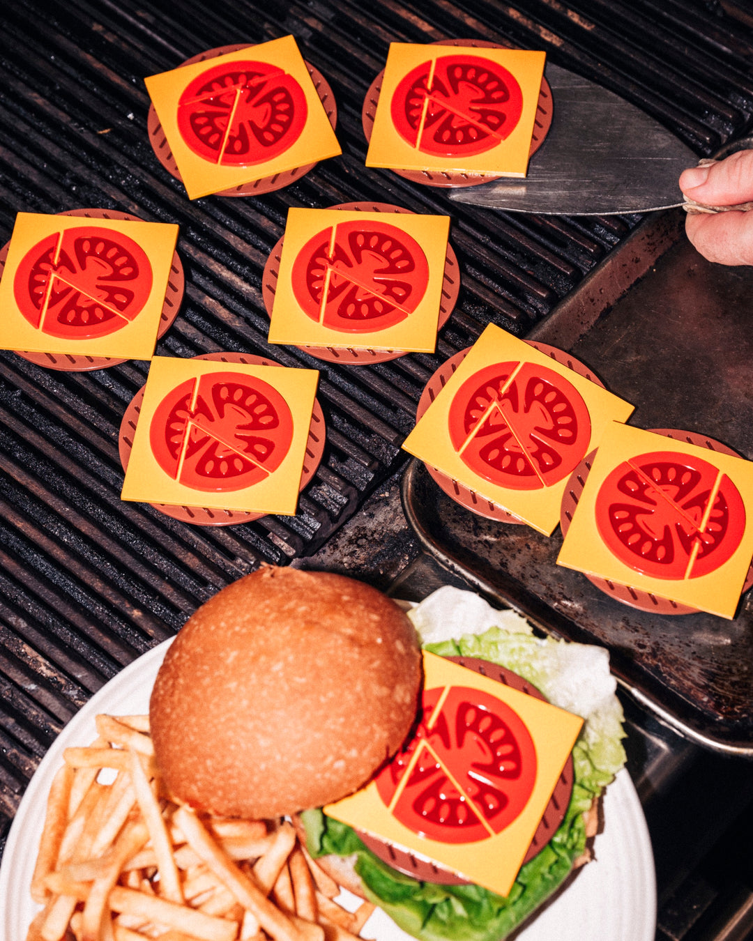 Type 7 Burger Grill Badge