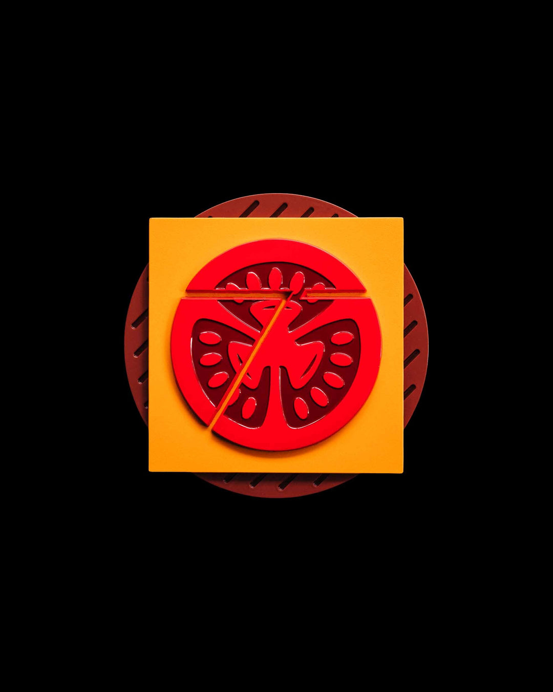 Type 7 Burger Grill Badge