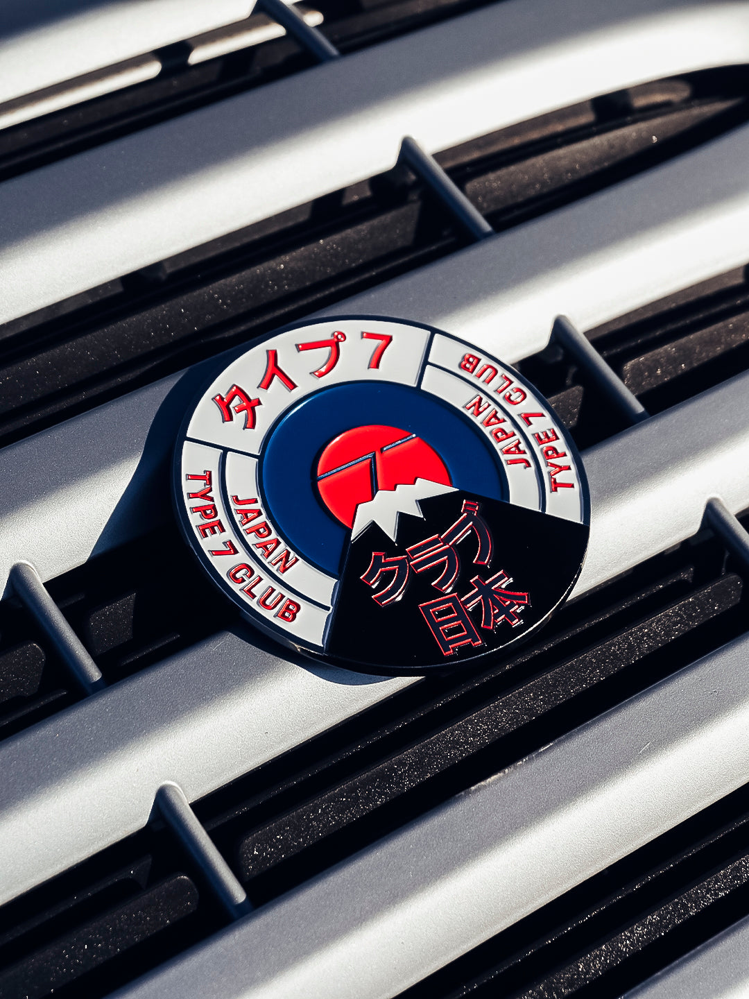 Type 7 Japan Club Grill Badge