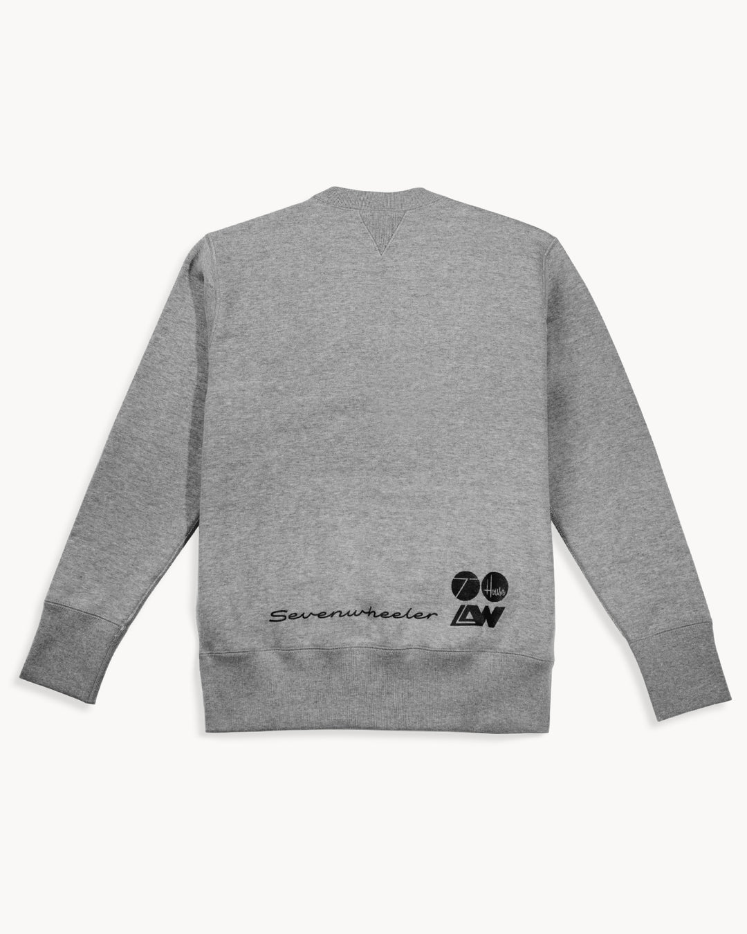 Sevenwheeler Badge Crest Sweatshirt Grey