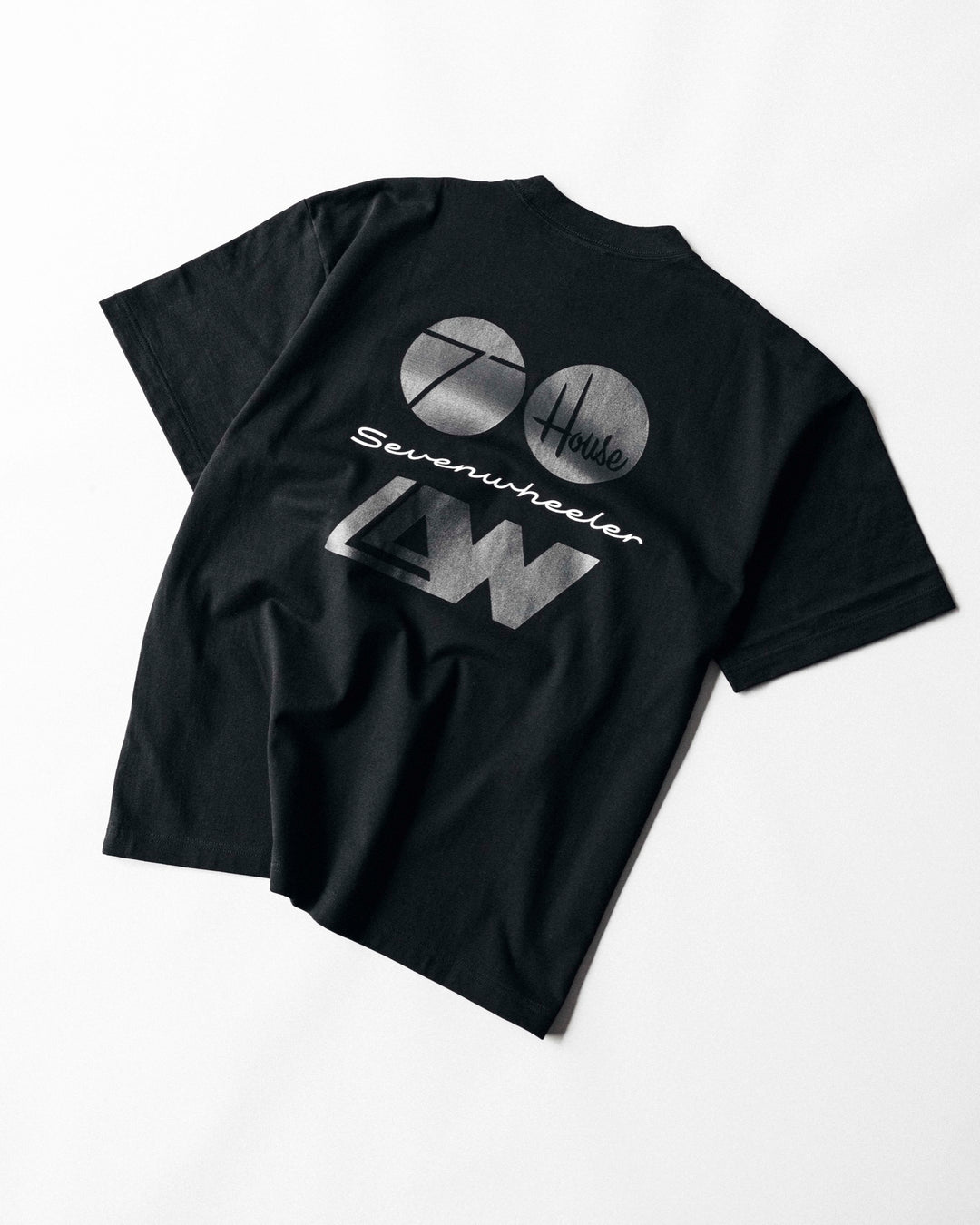 Sevenwheeler Badge Crest T-Shirt Black