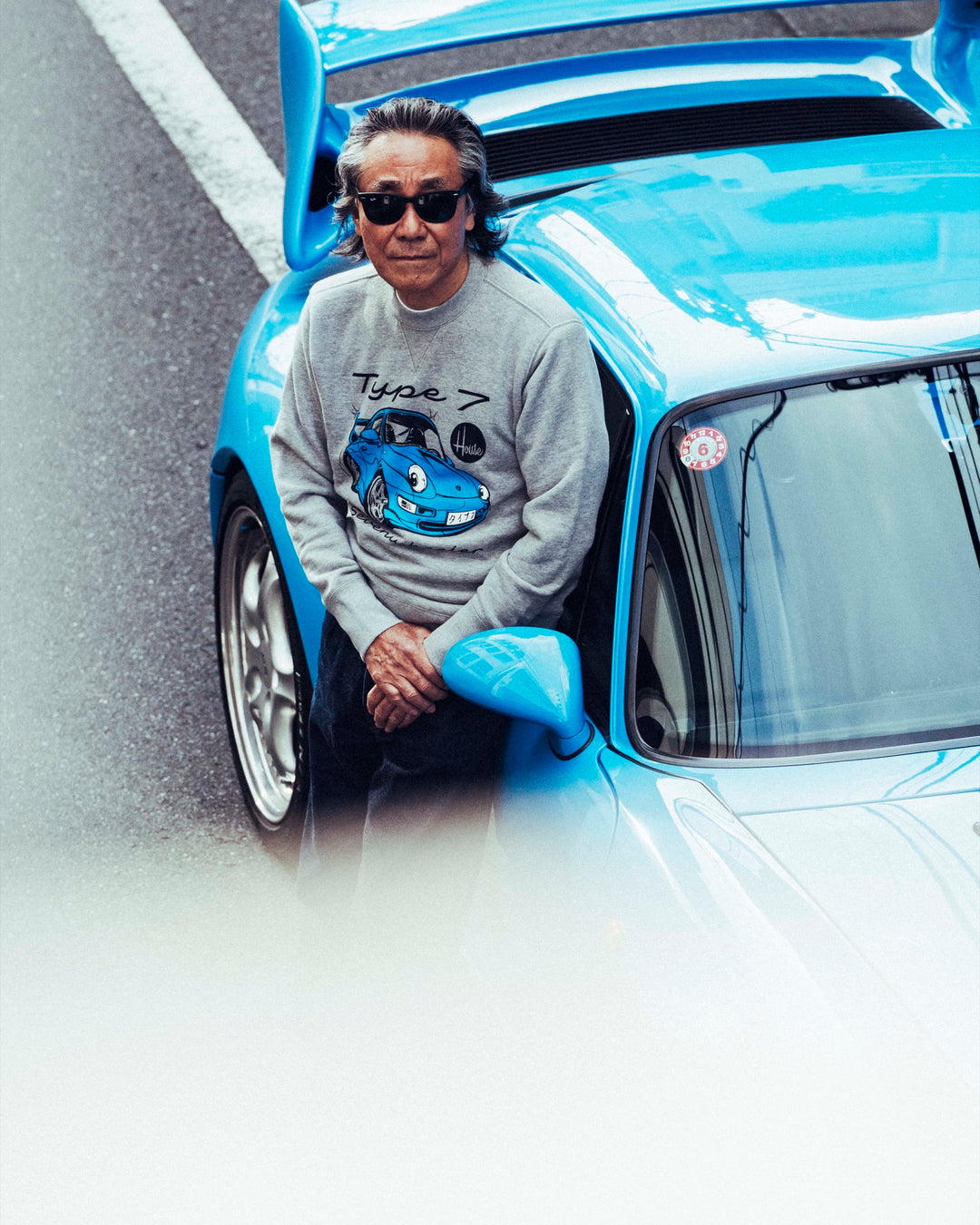Sevenwheeler 993 RS Sweatshirt Riviera Blue